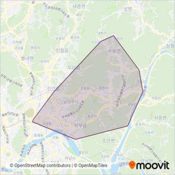 대원운수 coverage area map