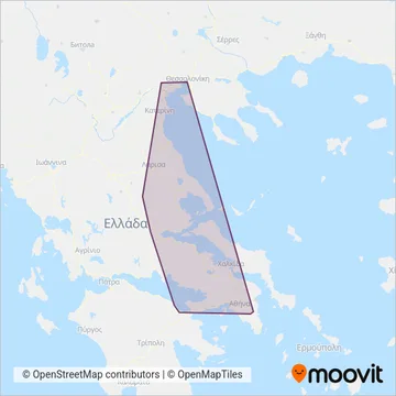 HELLENIC TRAIN (Rail) coverage area map