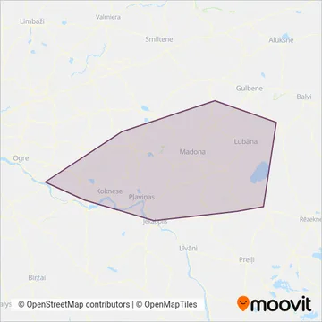 SIA NORMA-A coverage area map