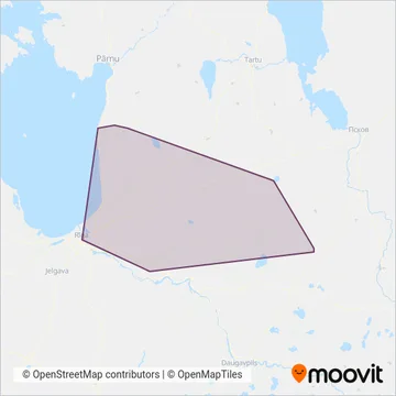 AS CATA coverage area map