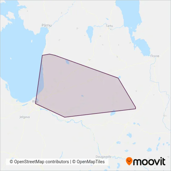 AS CATA coverage area map