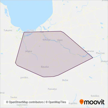Схема покрытия компании AS Nordeka
