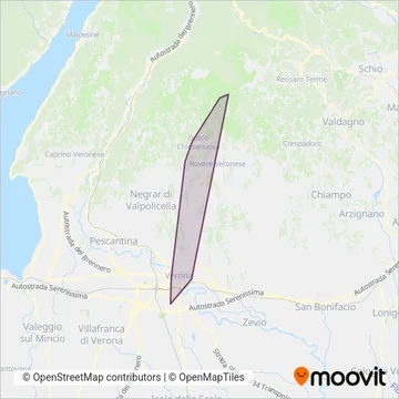 Servizi Turistici Verona (Bus) coverage area map