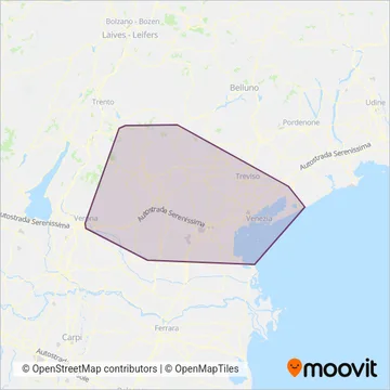 SVT coverage area map