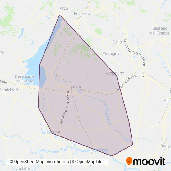 ATV coverage area map