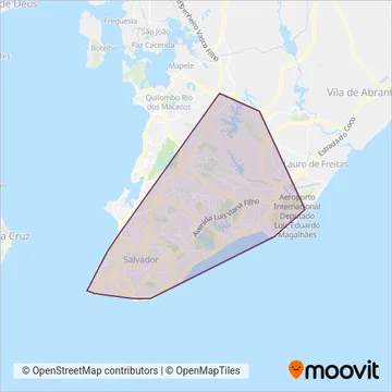OTTrans coverage area map
