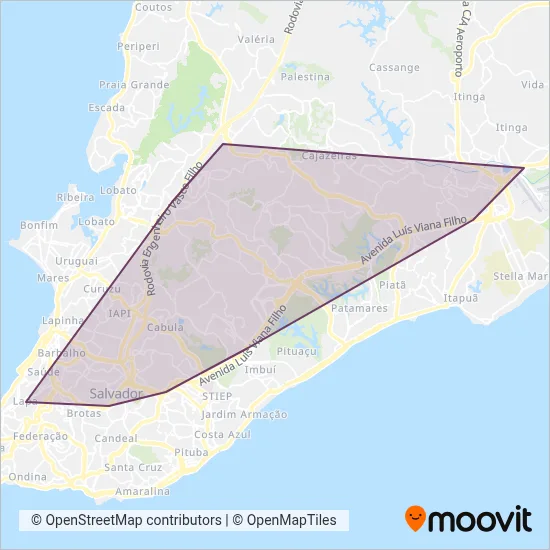 CCR coverage area map