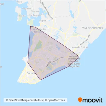 STEC coverage area map