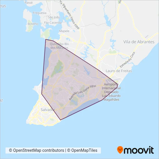 STEC coverage area map