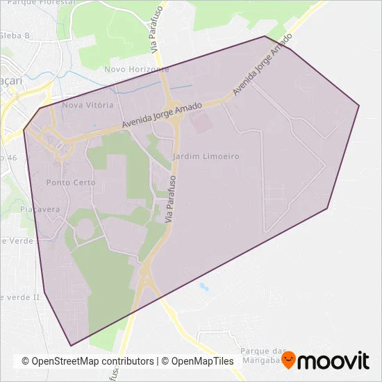 Conecta Camaçari coverage area map