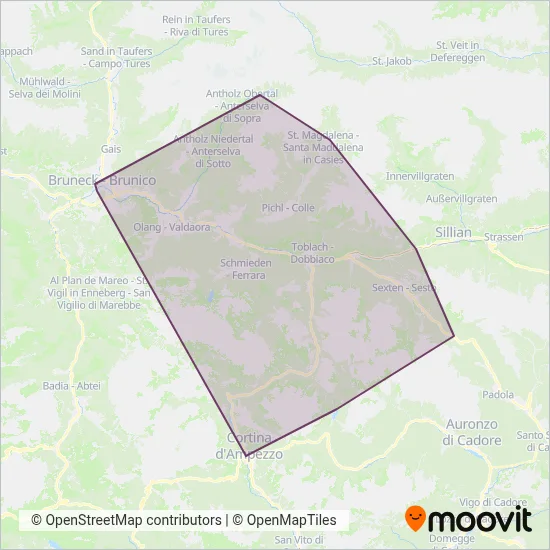 Holzer coverage area map