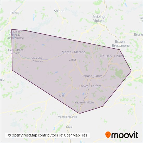 Simobil-Silbernagl coverage area map