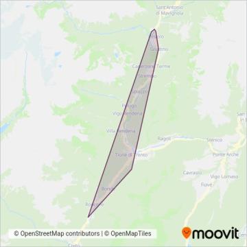 Campiglio Dolomiti S.p.A. coverage area map