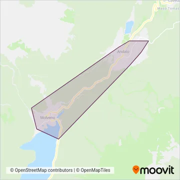 Paganella SkiArea (Bus) coverage area map