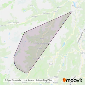 PNAB - Parco Naturale Adamello Brenta coverage area map