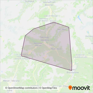Auto Rainer SRL coverage area map
