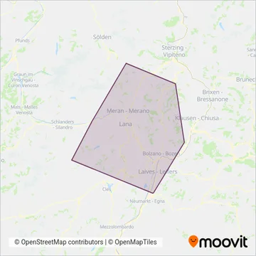 Area coperta dal servizio di SASA