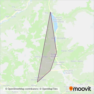 Tiroler Linien Bus GmbH coverage area map