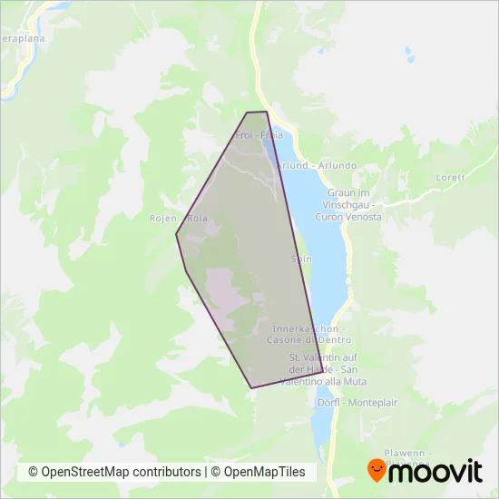 Area coperta dal servizio di Schöneben SpA