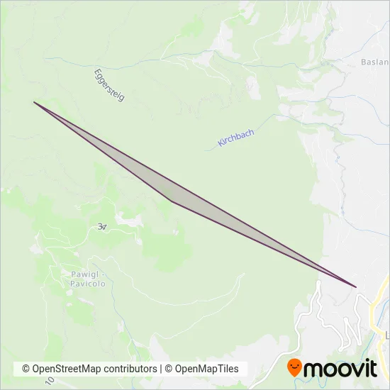 Area coperta dal servizio di Associazione Turistica Merano-Naturno-Parcines-Scena