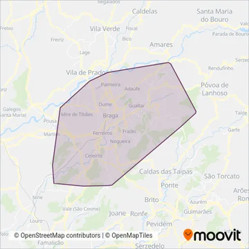TUB coverage area map