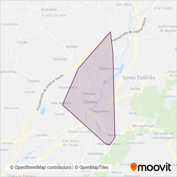 TUC coverage area map