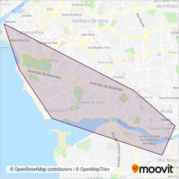 CarrisTur coverage area map