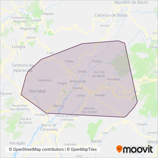 RodoAmarante coverage area map