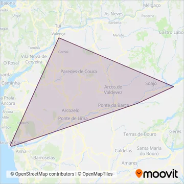 AVIC coverage area map