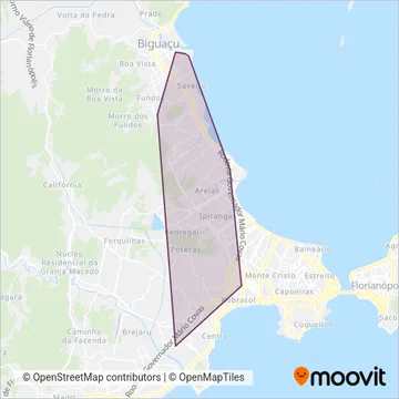 Biguaçu (Biguaçu) coverage area map