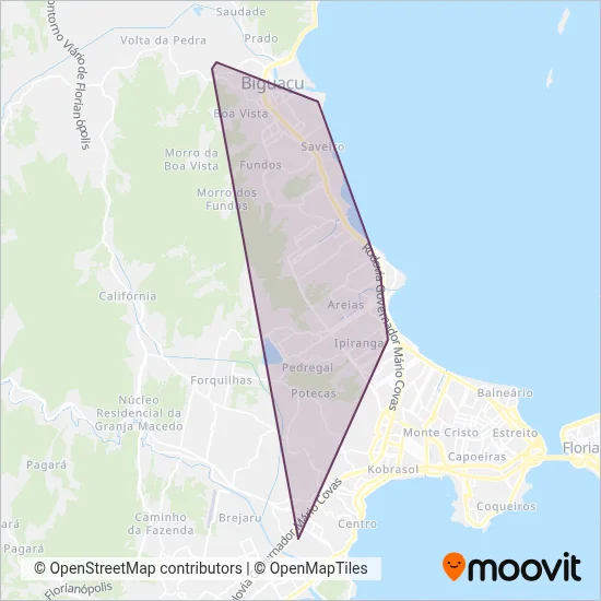 Biguaçu (Biguaçu) coverage area map