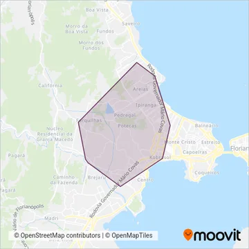 Prefeitura de São José coverage area map