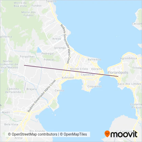 Estrela - VIP coverage area map