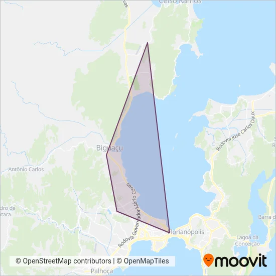 Biguaçu - ExecutiveClass coverage area map