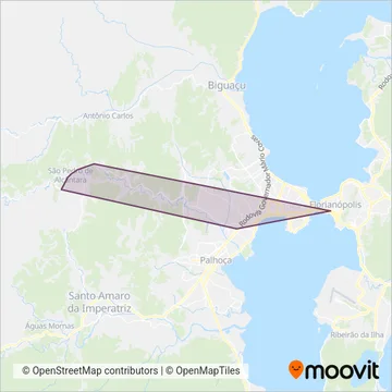 Santa Terezinha coverage area map
