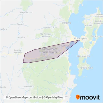 Imperatriz coverage area map