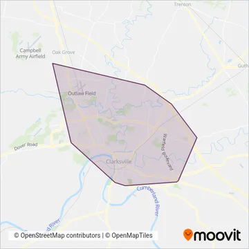 CTS coverage area map