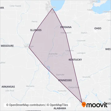 FlixBus-us coverage area map