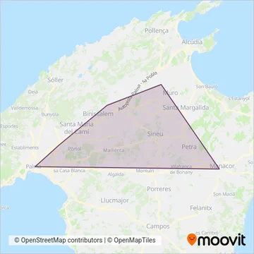 SFM R4 (Rail) coverage area map