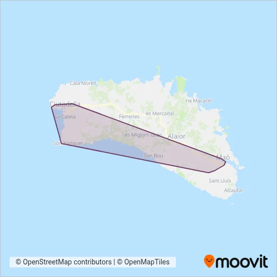 TORRES ALLÈS AUTOCARES, SL coverage area map