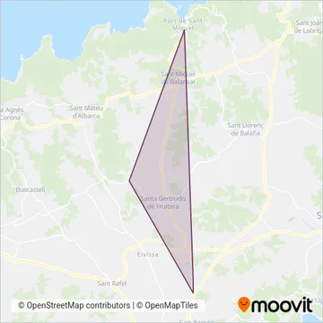 Autocares Lucas Costa coverage area map
