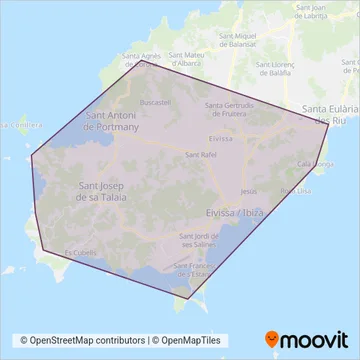 ALSA coverage area map