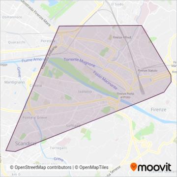 GEST coverage area map
