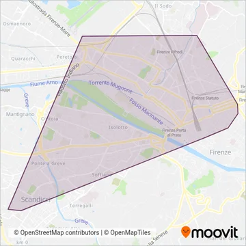 GEST coverage area map