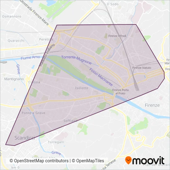 Area coperta dal servizio di GEST