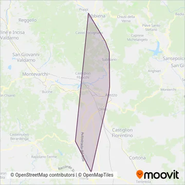 T.F.T. S.p.A. coverage area map