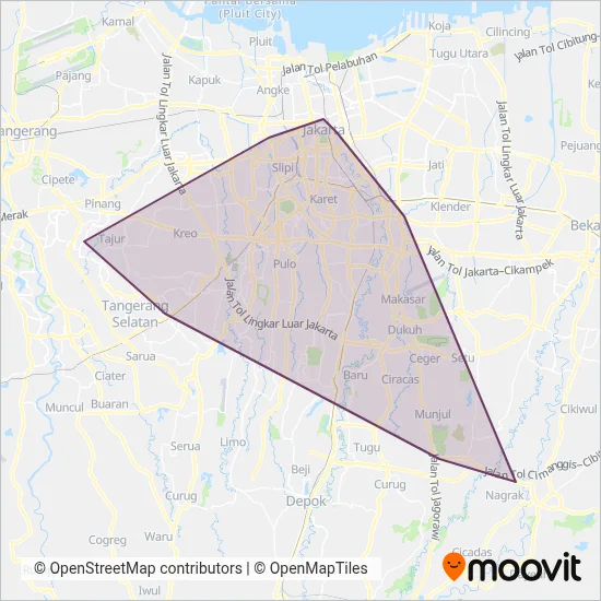 Big Bird coverage area map