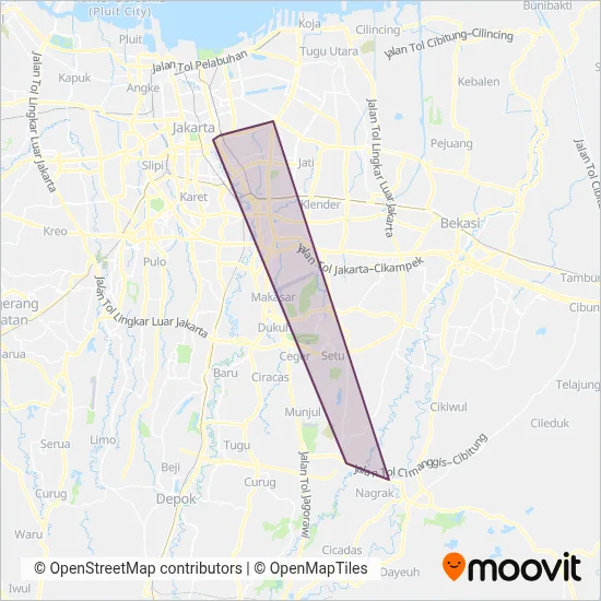 Bayu Holong coverage area map