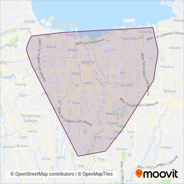 Bus Sekolah coverage area map