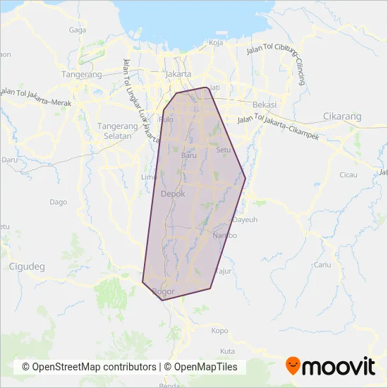 Sinar Jaya coverage area map